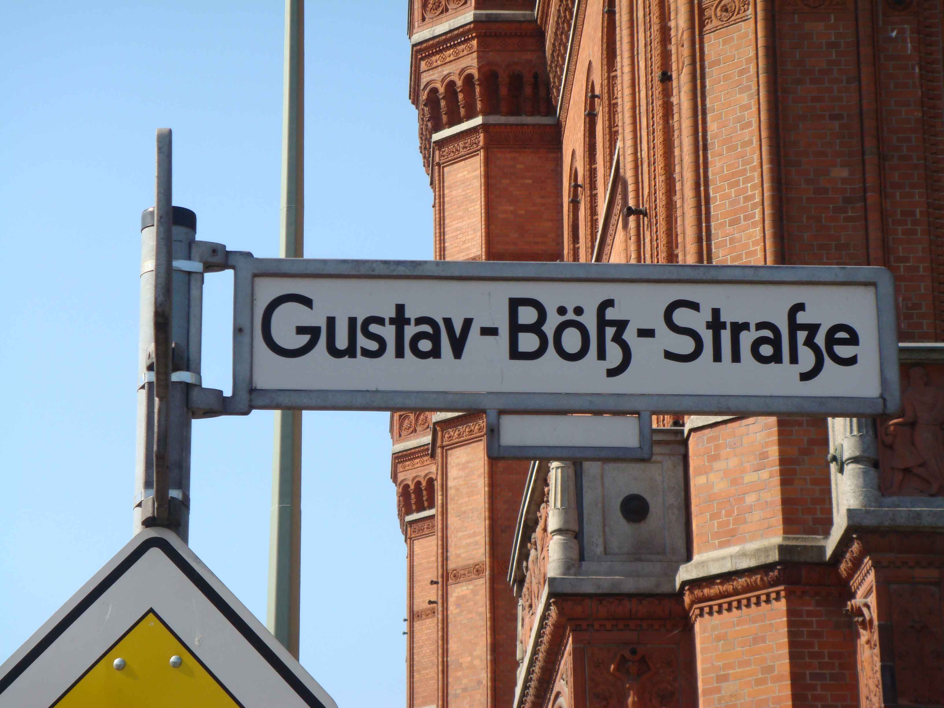 Berlin street sign