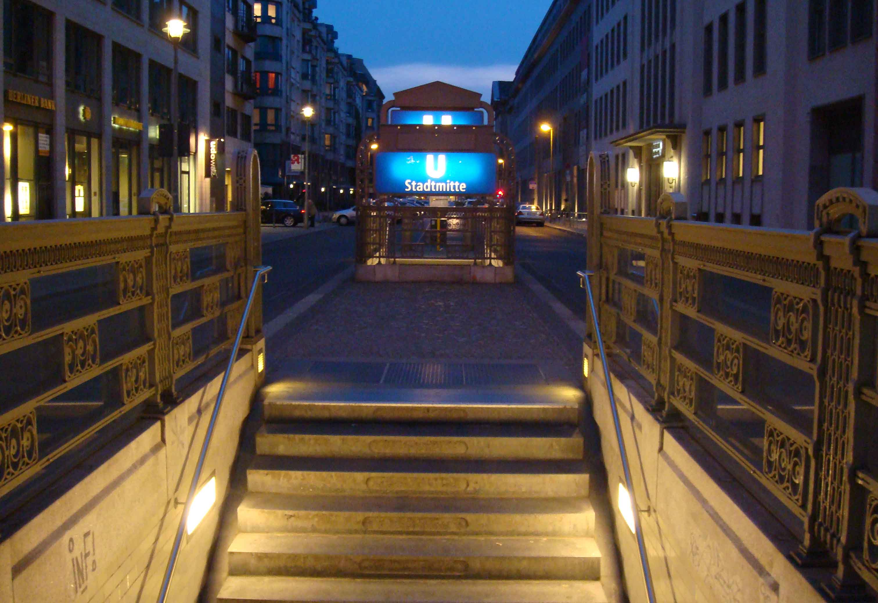 Berlin Stadtmitte U bahn